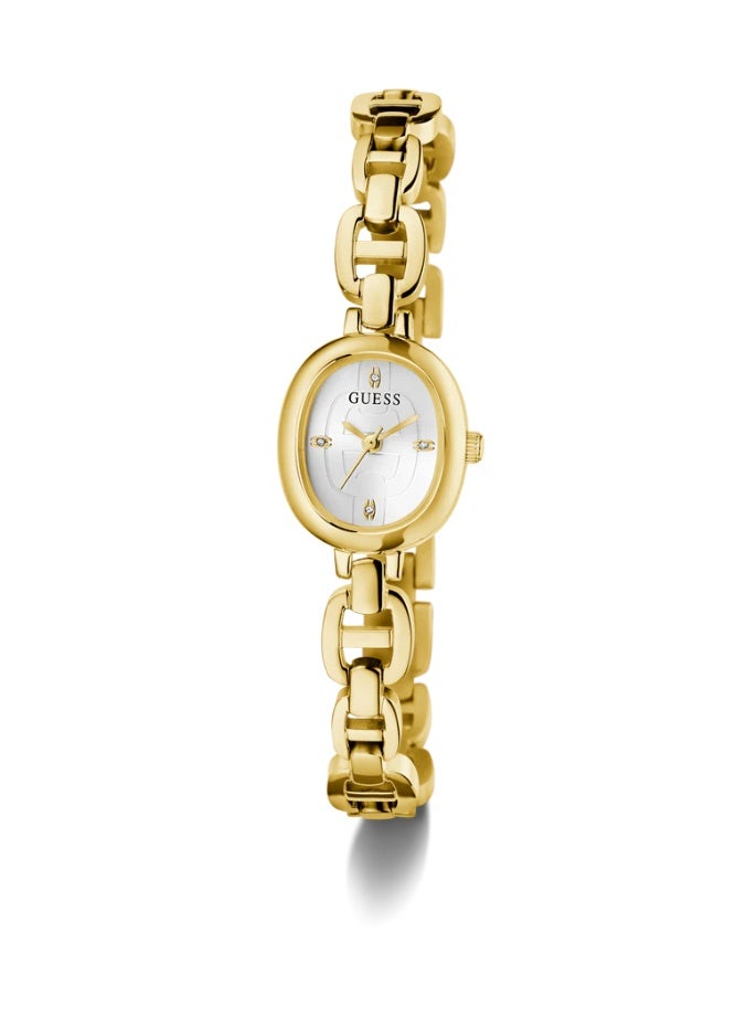 GUESS ساعة كواتز أنالوج للسيدات من غس بتصميم ذهبي GW0982L4 - Image 5